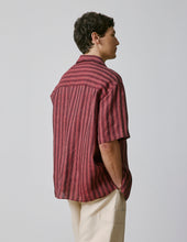 Chemise Lois Manches Courtes En Lin Ray Bordeaux