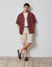 Chemise Lois Manches Courtes En Lin Ray Bordeaux