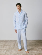 Pyjama Louis En Popeline Bleue Brod E Je T Aime