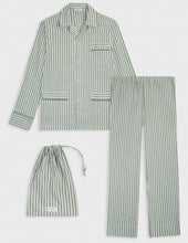 Pyjama Louis En Coton Et Lin Ray Vert