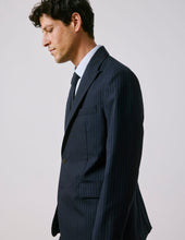 Marlon navy virgin wool suit jacket