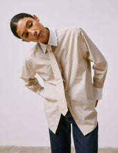 Chemise Math A Gorge Cach E Ray E Beige