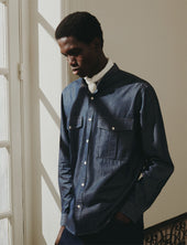 Mathias navy shirt