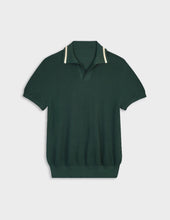 Polo Nick Manches Courtes En Coton Vert