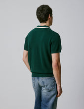 Polo Nick Manches Courtes En Coton Vert