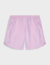 Pink striped oxford Norine shorts