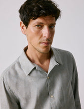 Chemise Nylan En Lin Gris Clair