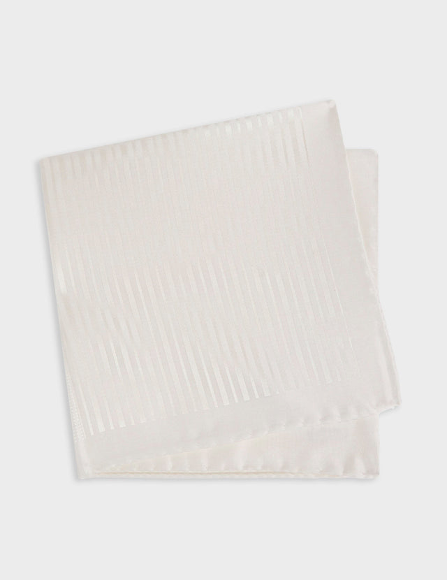 Pochette en soie écru