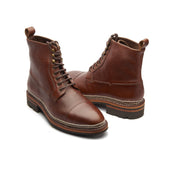 Bulltron Derby Boot Chestnut Tan Norwegian Construction Stout Boots