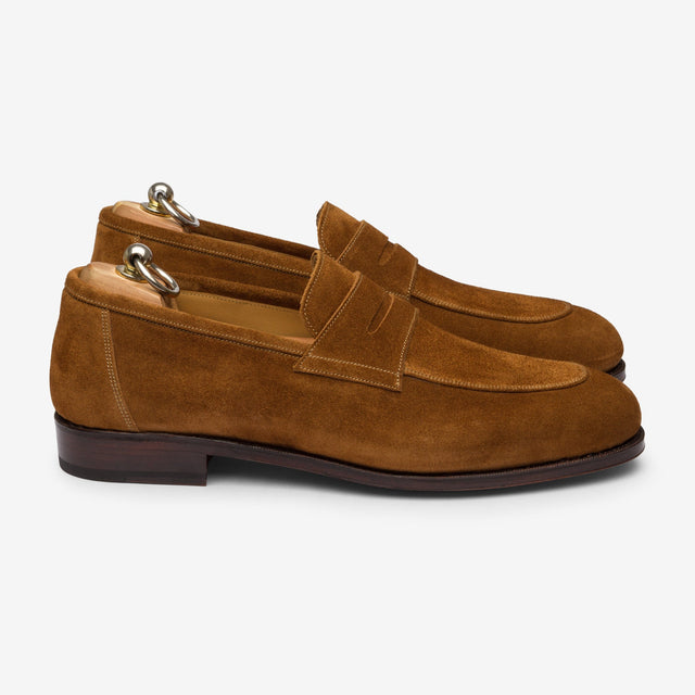 Folded Penny Loafer - Copper - Rufer Last