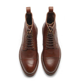 Bulltron Derby Boot Chestnut Tan Norwegian Construction Stout Boots