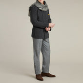 Double Breasted Cashmere And Merino Knitted Jacket In
