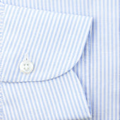 Cotton Linen Semi Spread Shirt White Light