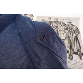 Liquette M35 Indigo Pin Stripe Ticking - Warehouse