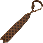 Madder Silk Tie Hand Rolled