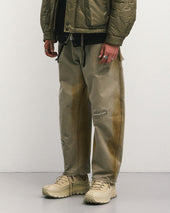 Damaged Carpenter Pants Vintage Beige