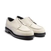Eugène Golf Derby[Men Beige suede calfskin]