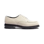 Eugène Golf Derby[Men Beige suede calfskin]