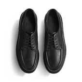 Crepe Sole Eugene Golf Derby [Men Black grained calfskin]