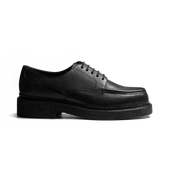 Crepe Sole Eugene Golf Derby [Men Black grained calfskin]