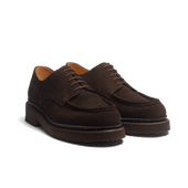 Crepe Sole Eugene Golf Derby [Brown suede calfskin]