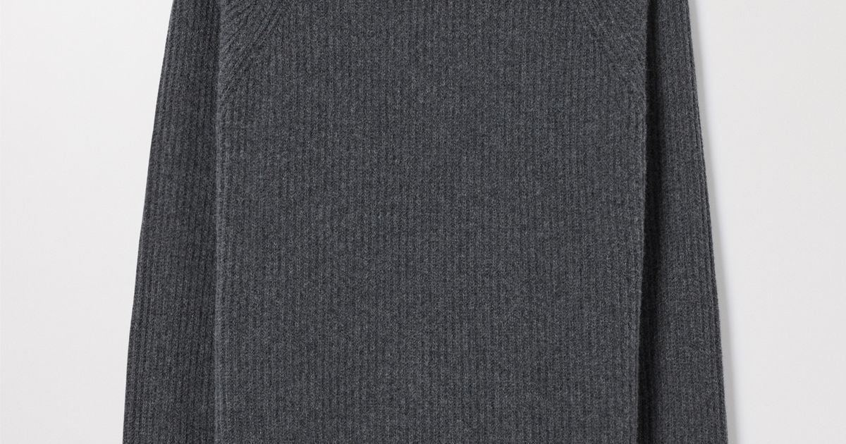 Melange Heavy Wool Sweater 100 Recycled Wool Asket