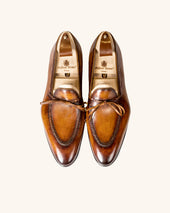 Brown Laced Loafers