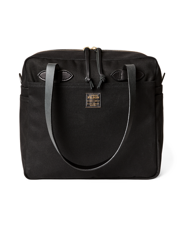 Rugged Twill Zipper Tote Bag