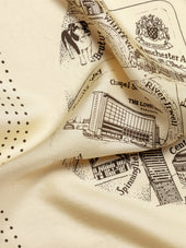 The Manchester Silk Scarf - Alabaster