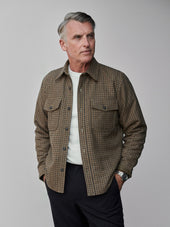 Wool Plaid Cpo Jacket