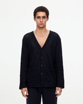 Nero Net Cardigan