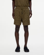 Pine Verve Crochet Shorts