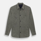 Olive Linen Holland Shacket