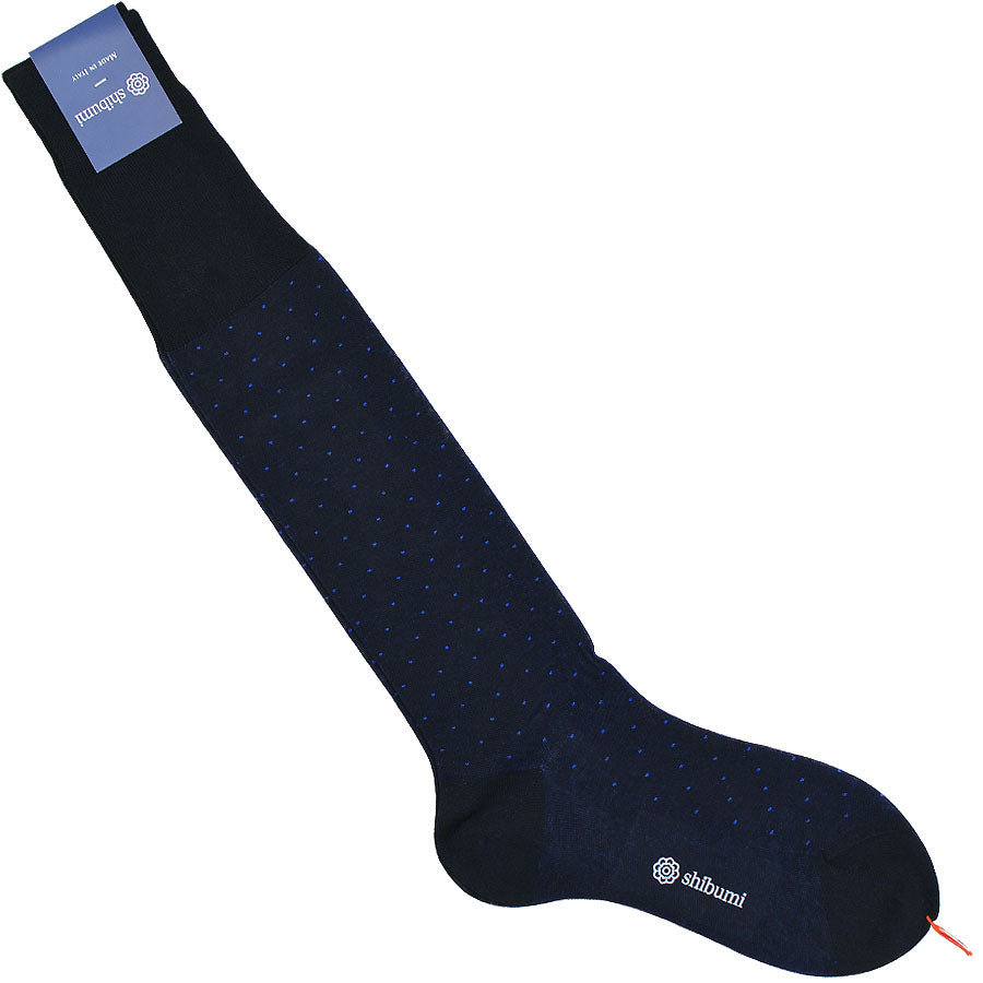 Knee Socks Dots Pure Cotton
