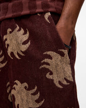 Mocha Ember Terry Shorts