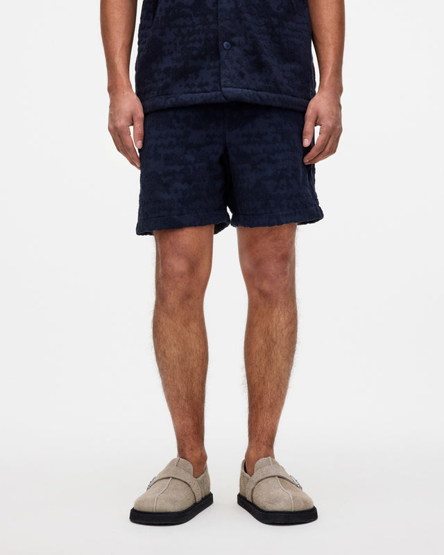 Night Lagoon Terry Shorts
