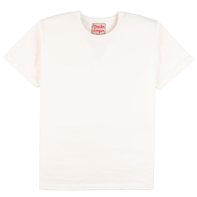 Crewneck T-shirt - Double Heavyweight - White