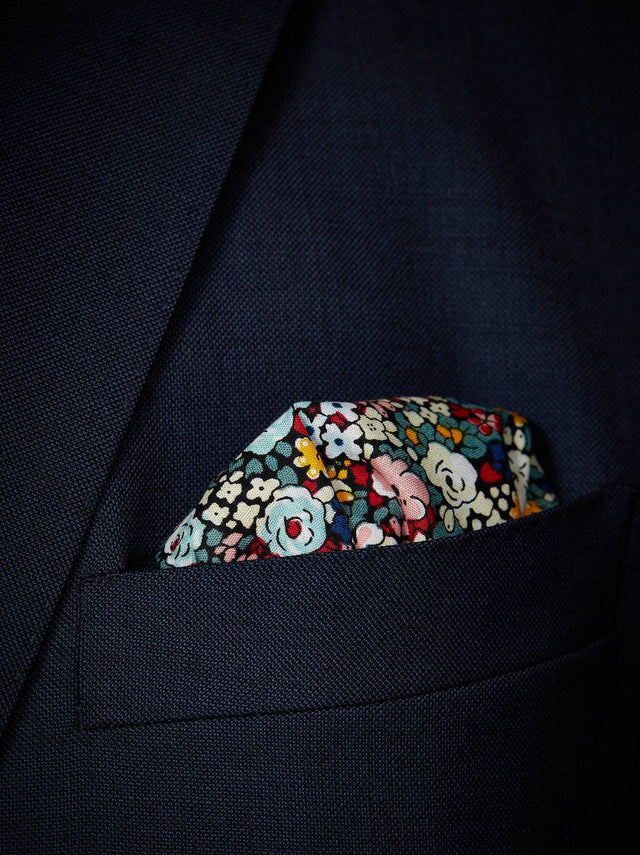 Multicolored Handkerchief Cotton Floral
