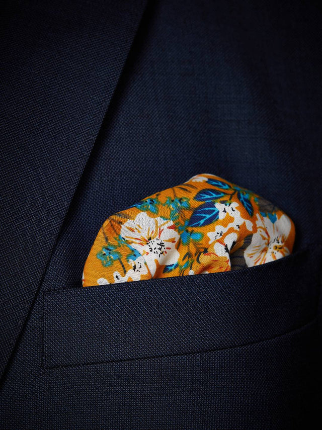 Yellow Handkerchief Cotton Floral