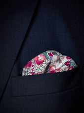 Pink & White Handkerchief Cotton Floral