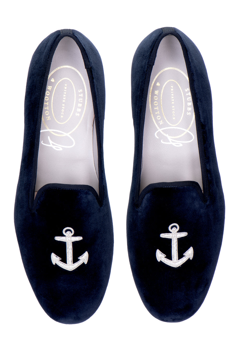 Anchor Midnight Velvet Slipper (Men)