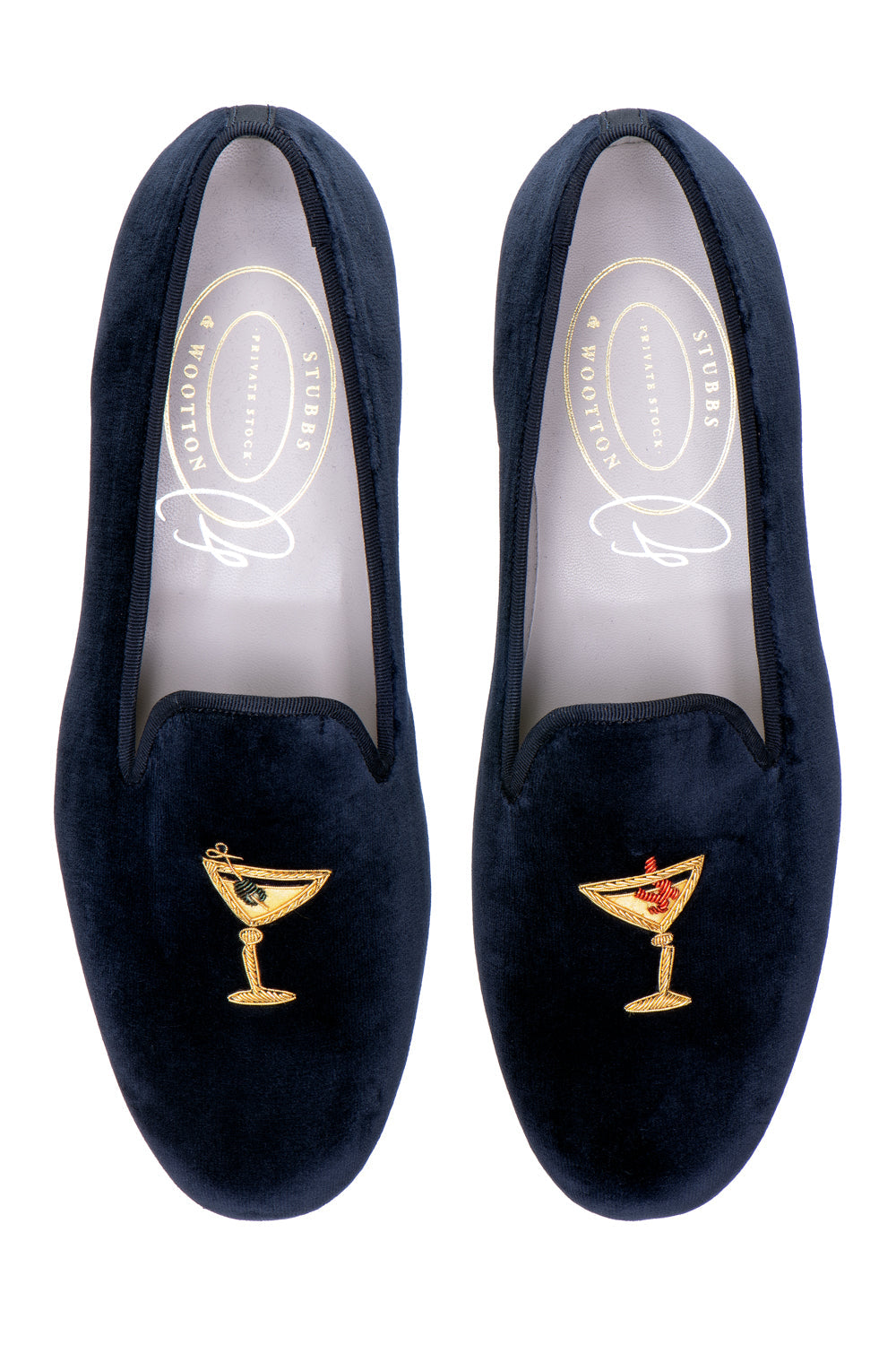 Martini Midnight Velvet Slipper (Men)