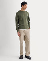 The No-Sweat Sweater | Uniform | Heathered Olive Night