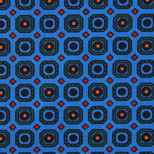 Ancient Madder Silk Bespoke Tie - Madder Blue