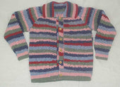 13A Lumber Cardigan - Childs - 100% New Lanark Wool
