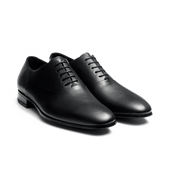 Albi Oxford [Men Black grained calfskin]
