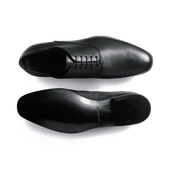 Albi Oxford [Men Black grained calfskin]