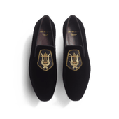 Albi Loafer with Embroidery J.M. Weston x Opéra de Paris [Men Black velvet canvas]