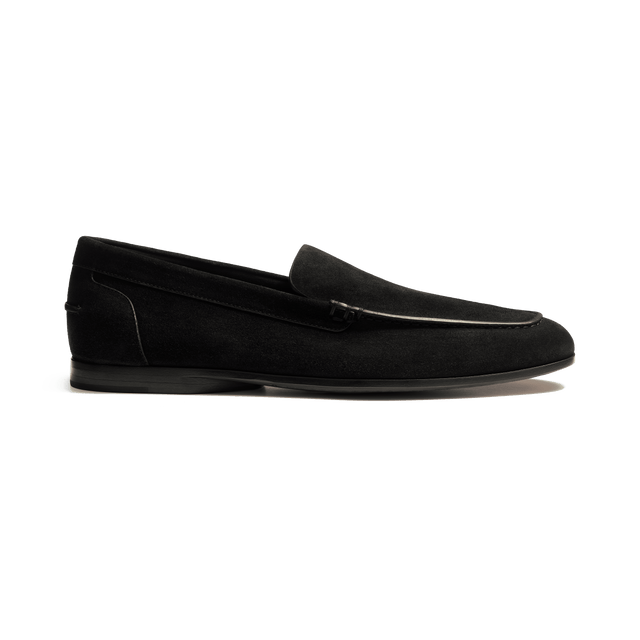 Toulouse Soft Loafer[Men Black suede calfskin]