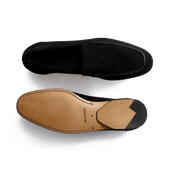 Toulouse Soft Loafer[Men Black suede calfskin]